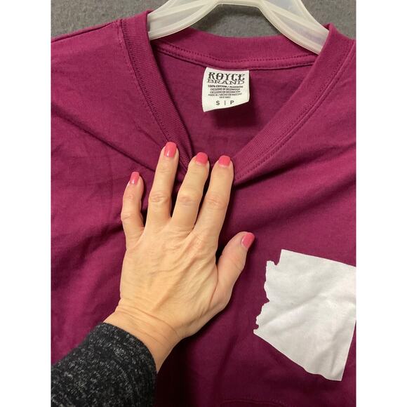 Royce Brand Crew Neck Top Tee Long Sleeves S Arizona EST 1912 Thumb Hole NWT - Picture 2 of 5